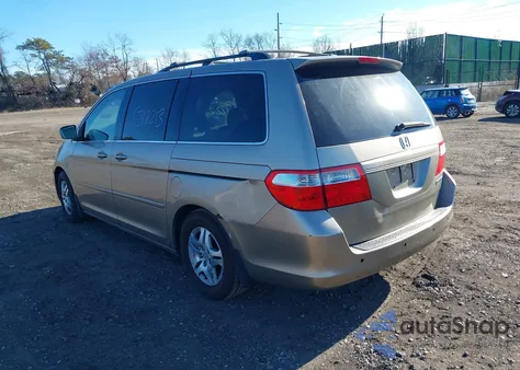 2005 Honda Odyssey Ex-L z USA, uszkodzony, nr VIN 5FNRL38665B021016